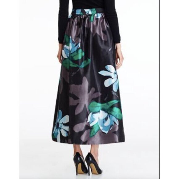 Lord & Taylor 424 FIFTH Long Floral Printed Skirt Size 8 - Picture 2 of 7
